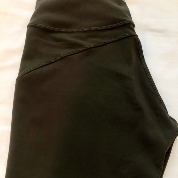 Lululemon In movement tight 28” - Dark Olive - Picture 3 of 4